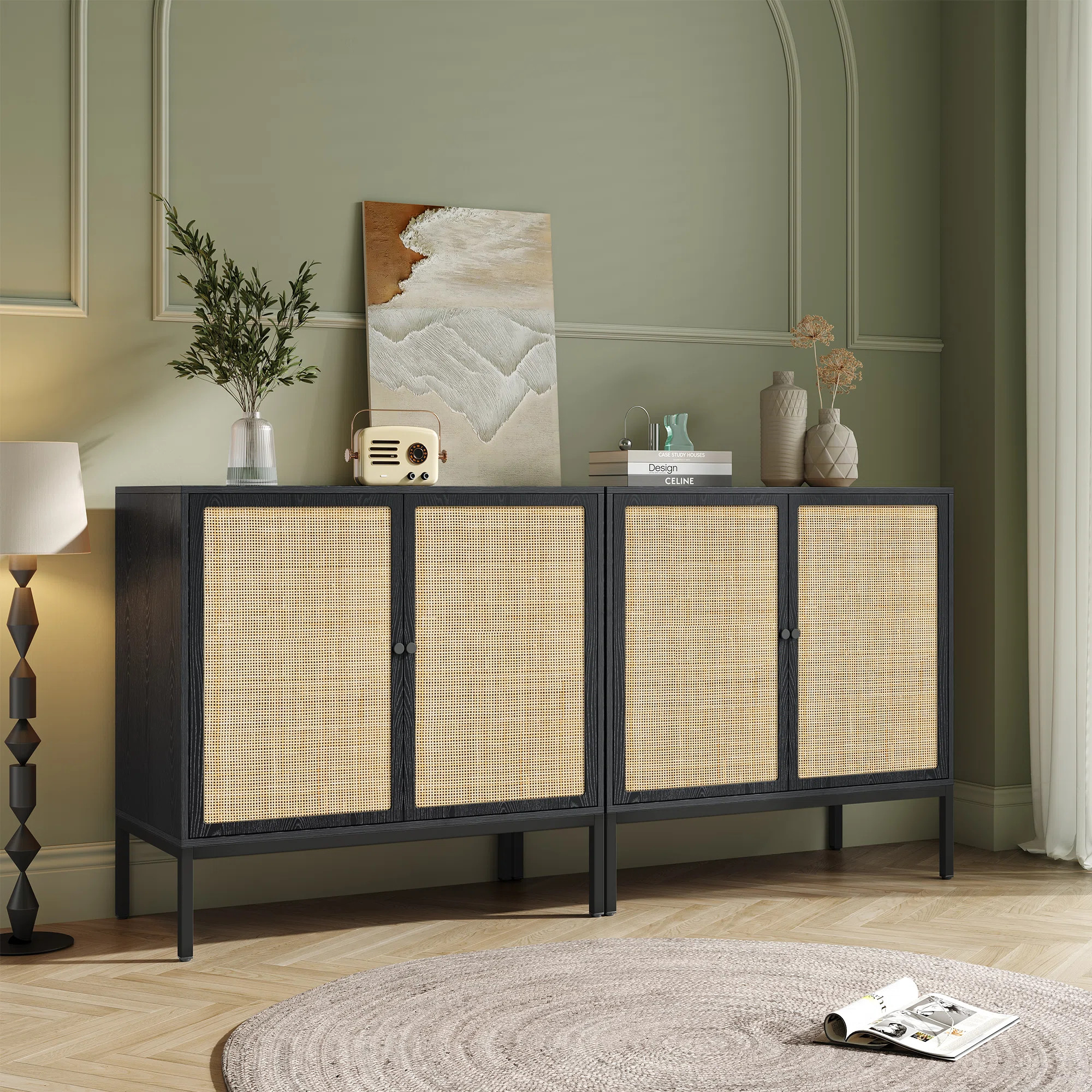 Acelynn 31.5'' Wide Sideboard (Set of 2) | Wayfair North America