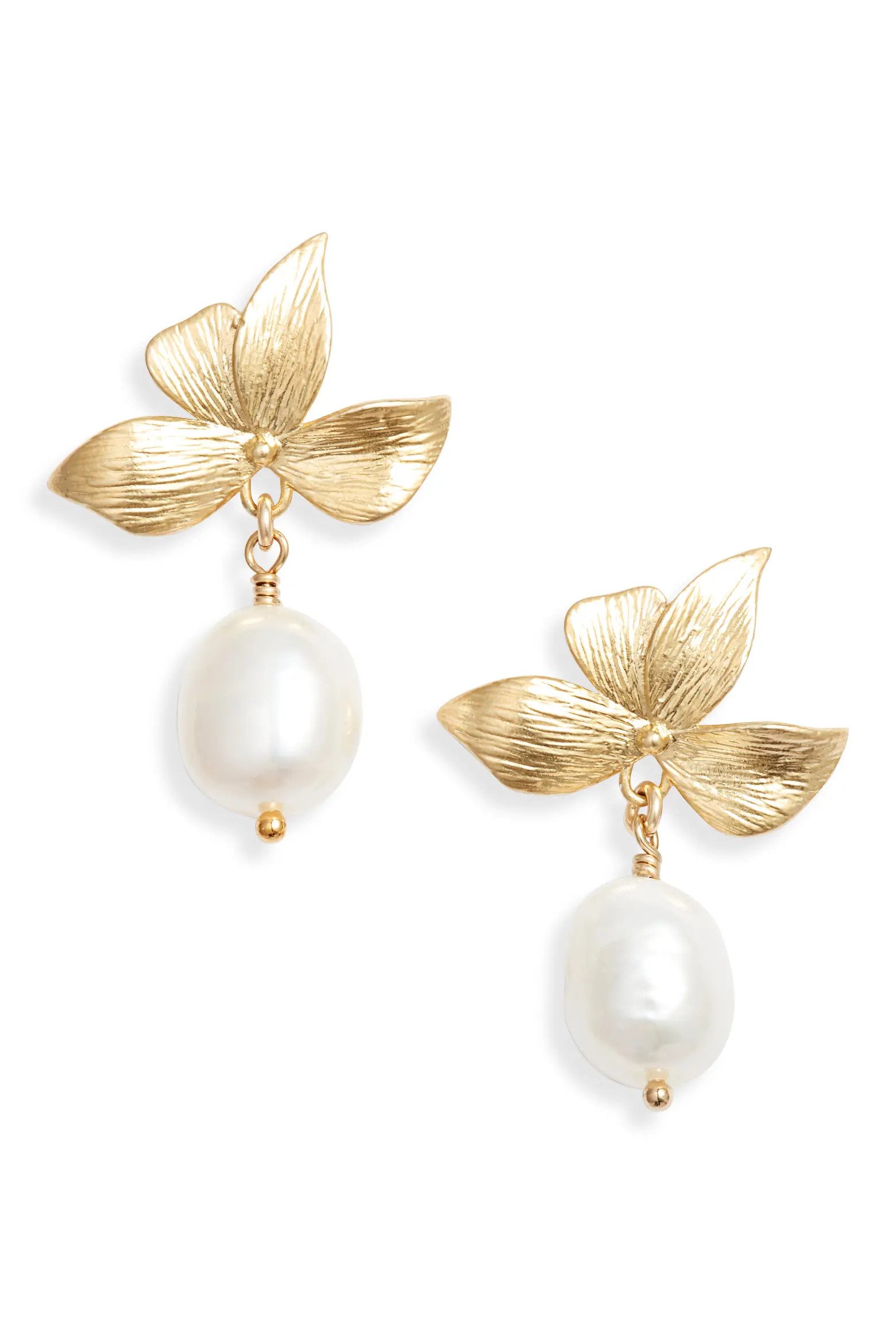 Set & Stones Maeve Freshwater Pearl Drop Earrings (Women) | Nordstrom | Nordstrom