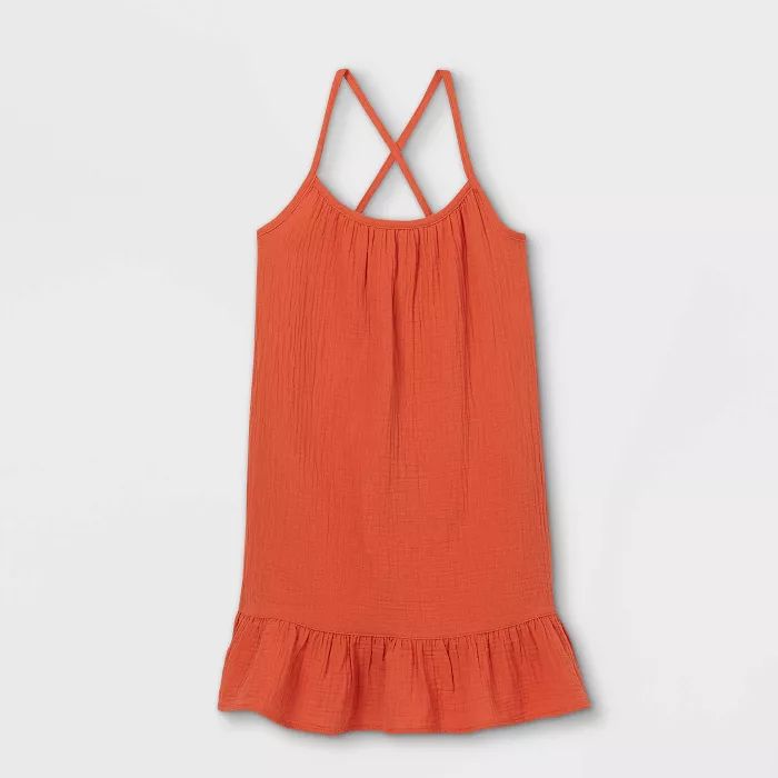 Girls' Flounce Strappy Cover Up - Cat & Jack™ | Target