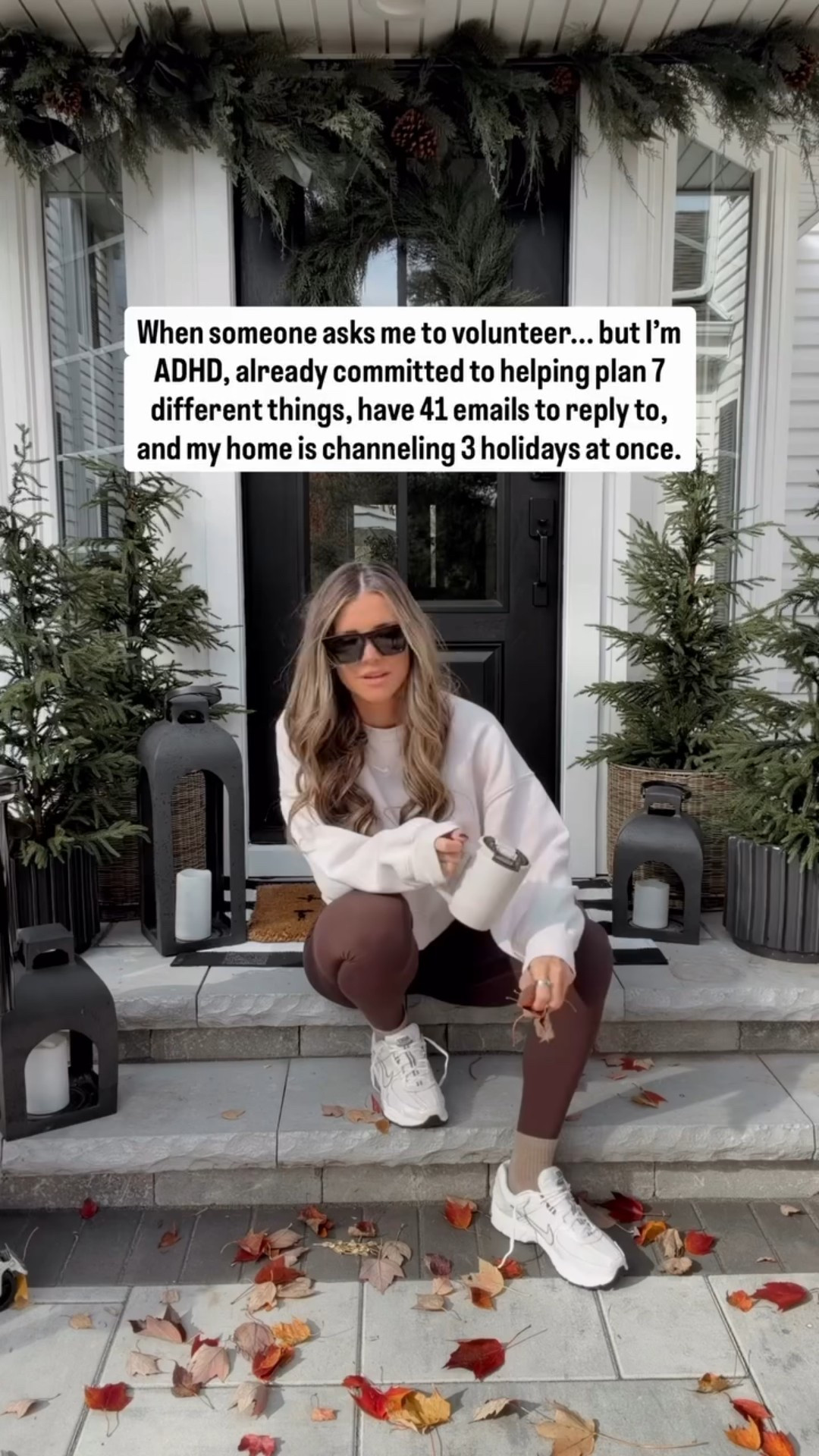 But anyways, how can I help? 🫠 the one goes out to all the ladies who just can’t say no — send this to your best overcommitted friend 😂🤍