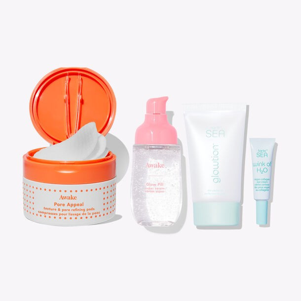 glow on skincare bundle | tarte cosmetics (Global)