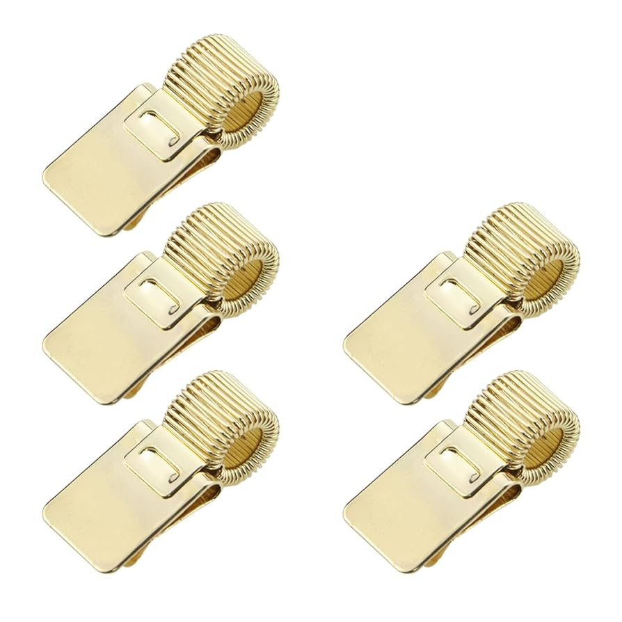 T Tulead Pen Clipboard Holder Metal Pencil Holder Clips Adjustable Pen Clip Organizer for Noteboo... | Amazon (US)