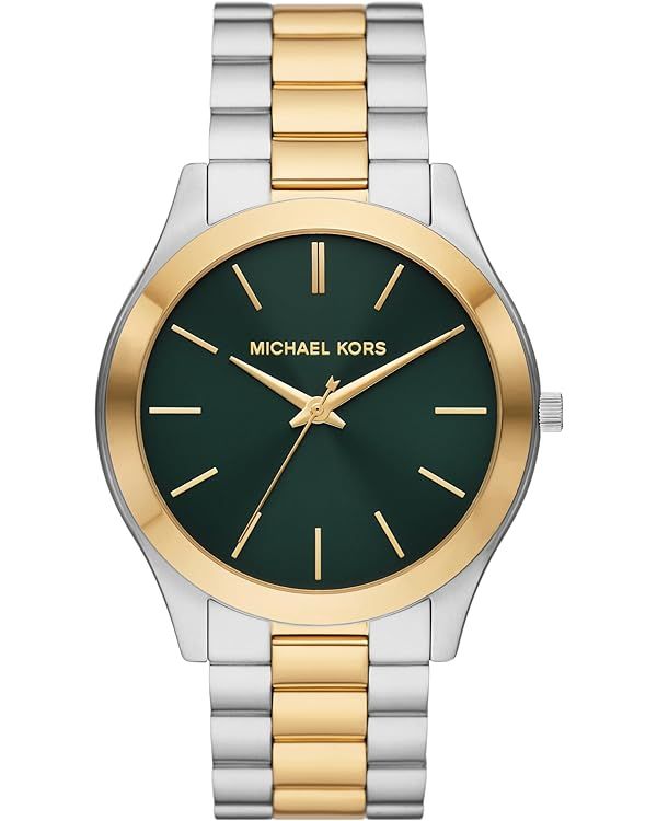 Michael Kors Oversized Slim Runway Men's Watch, Stainless Steel Watch for Men | Amazon (US)