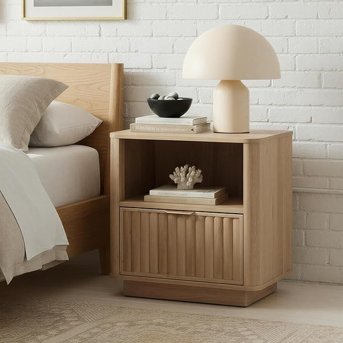 Lab Cosi Nightstand,Modern Night Stand with Drawer Storage | Amazon (US)