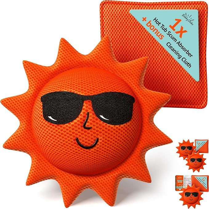 BubbyShine, Hot Tub Scum Absorber for Spa Hot Tub Cleaner - Hot Tub Accessories for Adults, Hot T... | Amazon (CA)