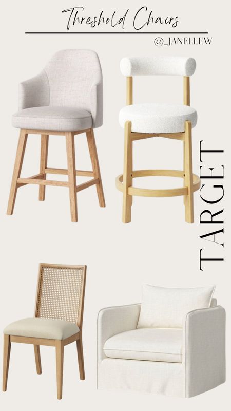 Looking for new seating for your guests? 

•Follow for more home decor!!•

#homedecor #chairs #target #threshold #neutral

#LTKStyleTip #LTKFamily #LTKHome