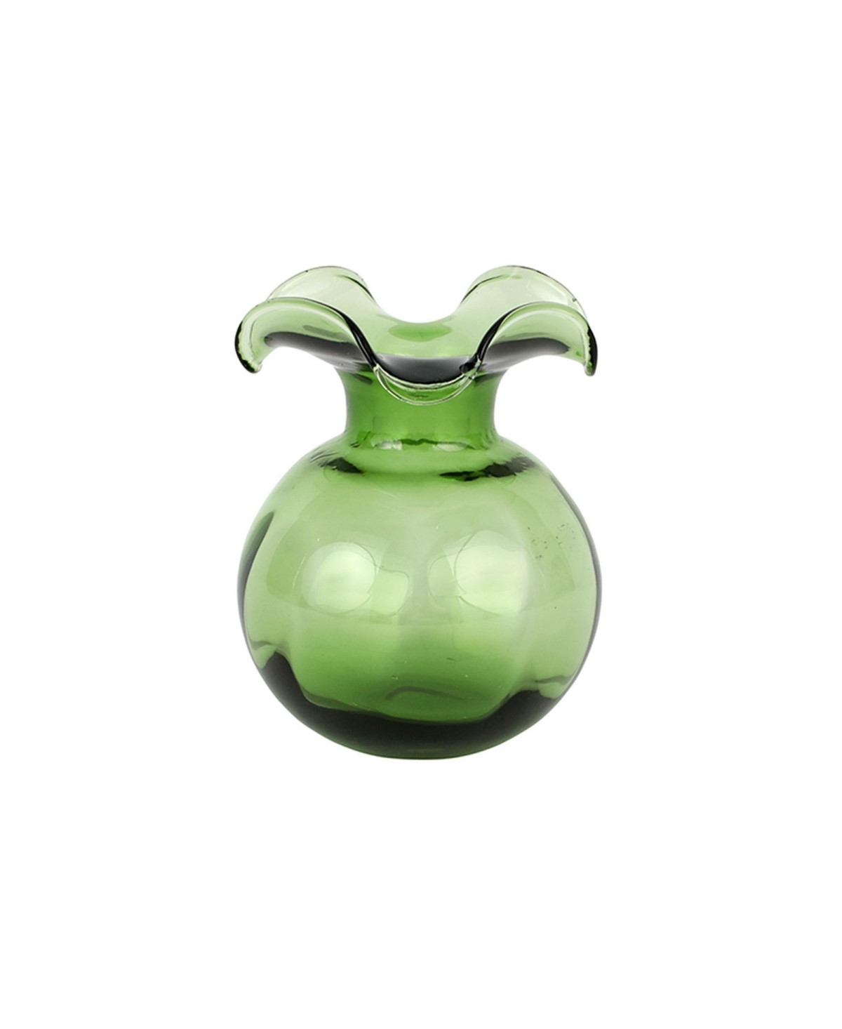 Hibiscus Glass Bud Vase - Green | Macy's