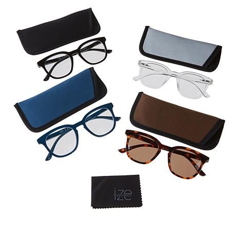 Ize 4-pack of Readers with Sun Reader - Strength 0.0 to +3.5 - 20396942 | HSN | HSN