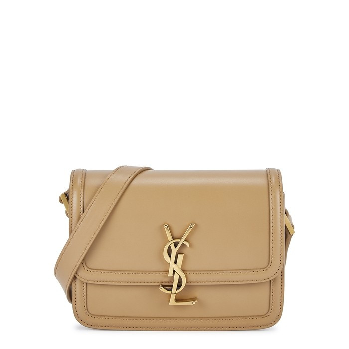 Saint Laurent Solferino Sand Leather Cross-body Bag | Harvey Nichols (Global)