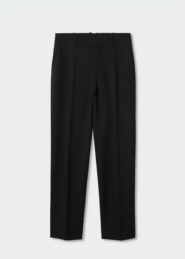 Pleated suit trousers -  Women | Mango United Kingdom | MANGO (UK)
