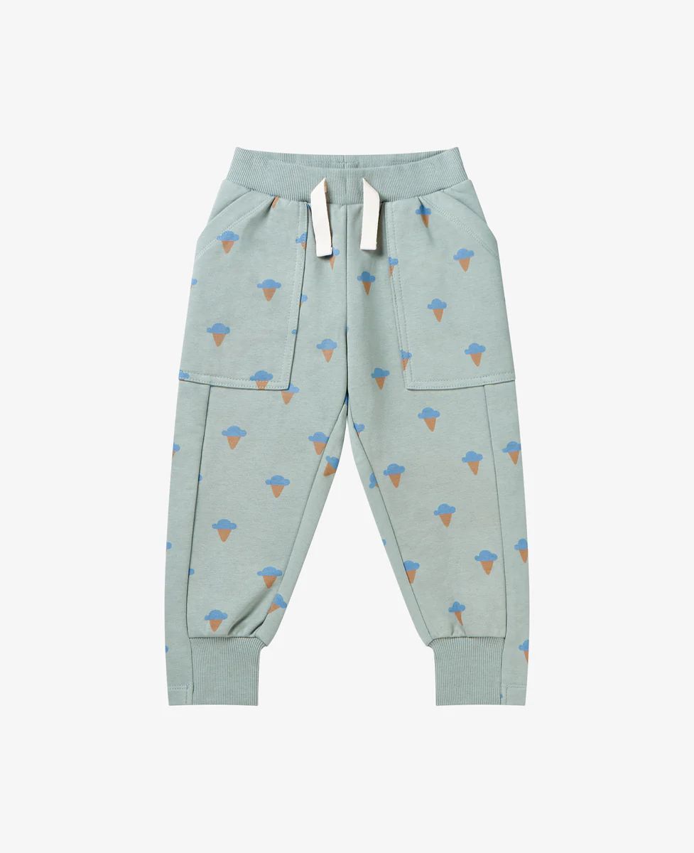 French Terry Jogger - Sage | Petite Revery