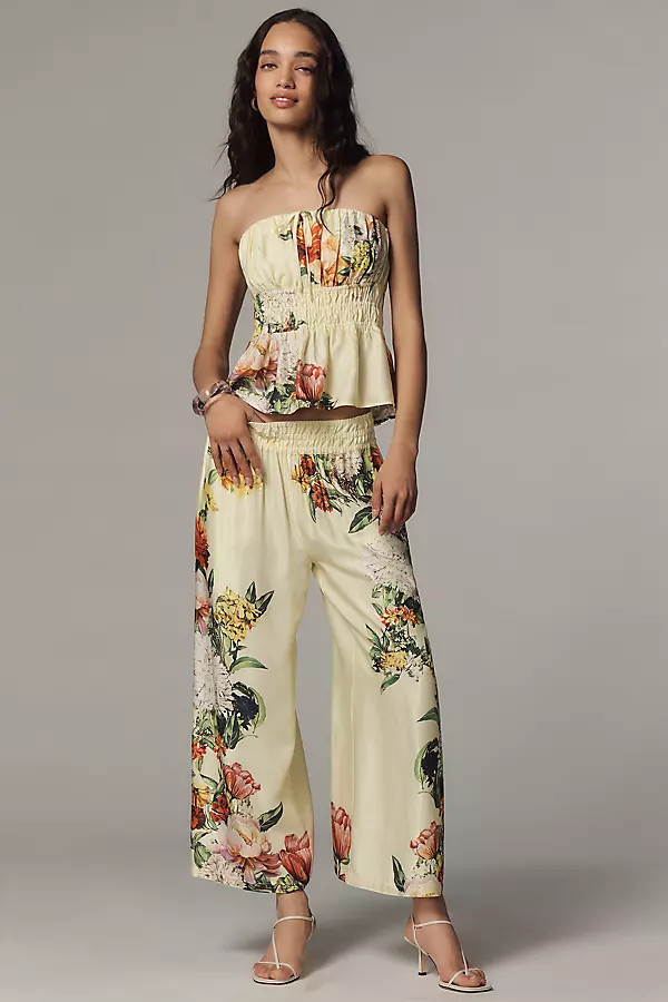 The Somerset Pull-On Pants: Printed Silky Edition | Anthropologie (US)