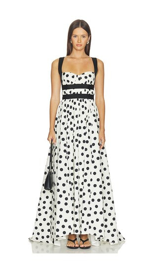 LPA Leisl Gown in Black & White. - size XL | Revolve Clothing (Global)