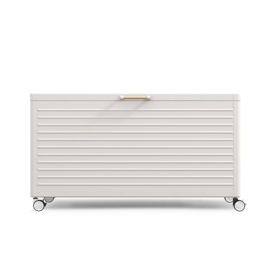 175 Gallon Large Outdoor Deck Box with Wheels, Storage Box with Lid for Patio Furniture, Garden T... | Amazon (US)