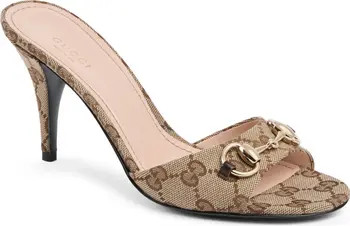 Erin Horsebit GG Monogram Sandal (Women) | Nordstrom