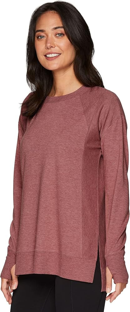 RBX Active Womens Athleisure Long Sleeve French Terry Pullover | Amazon (US)