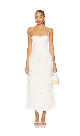 Favorite Estie Broderie Maxi Dress in Orchid White

              
    
        
        
       ... | Revolve Clothing (Global)