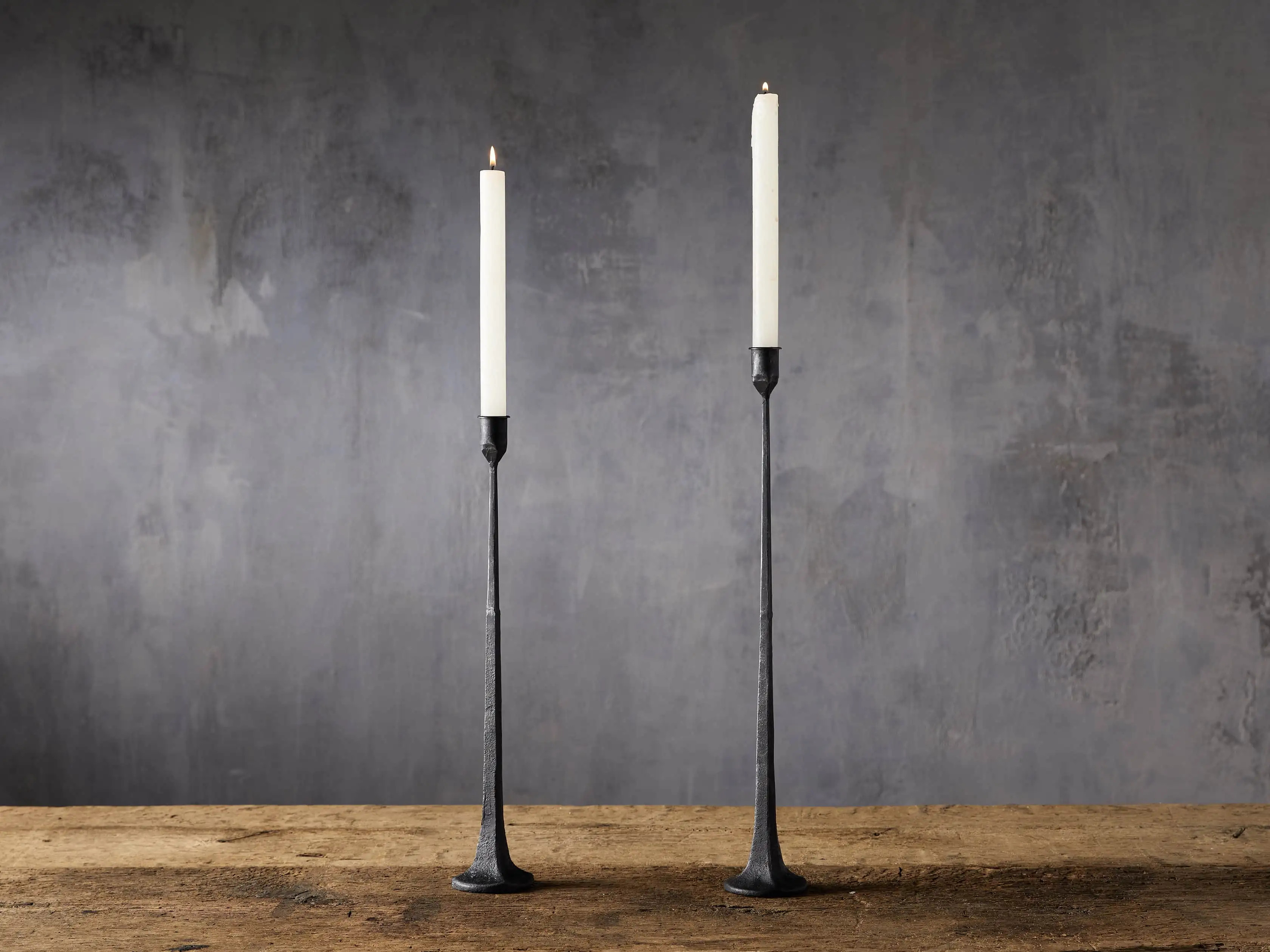 Cast Iron Taper Candle Holder | Arhaus