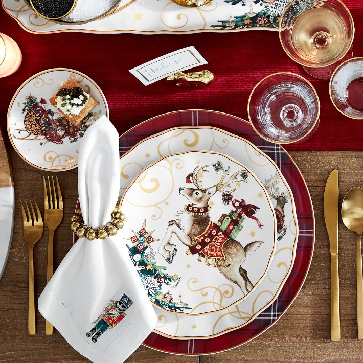 'Twas the Night Before Christmas Salad Plates | Williams-Sonoma