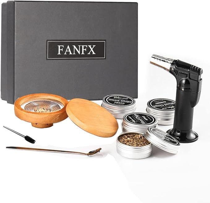 Cocktail Smoker Kit with Butane Torch Old Fashioned Cold Smoker for Cocktail, Whiskey, Wine, Bour... | Amazon (CA)