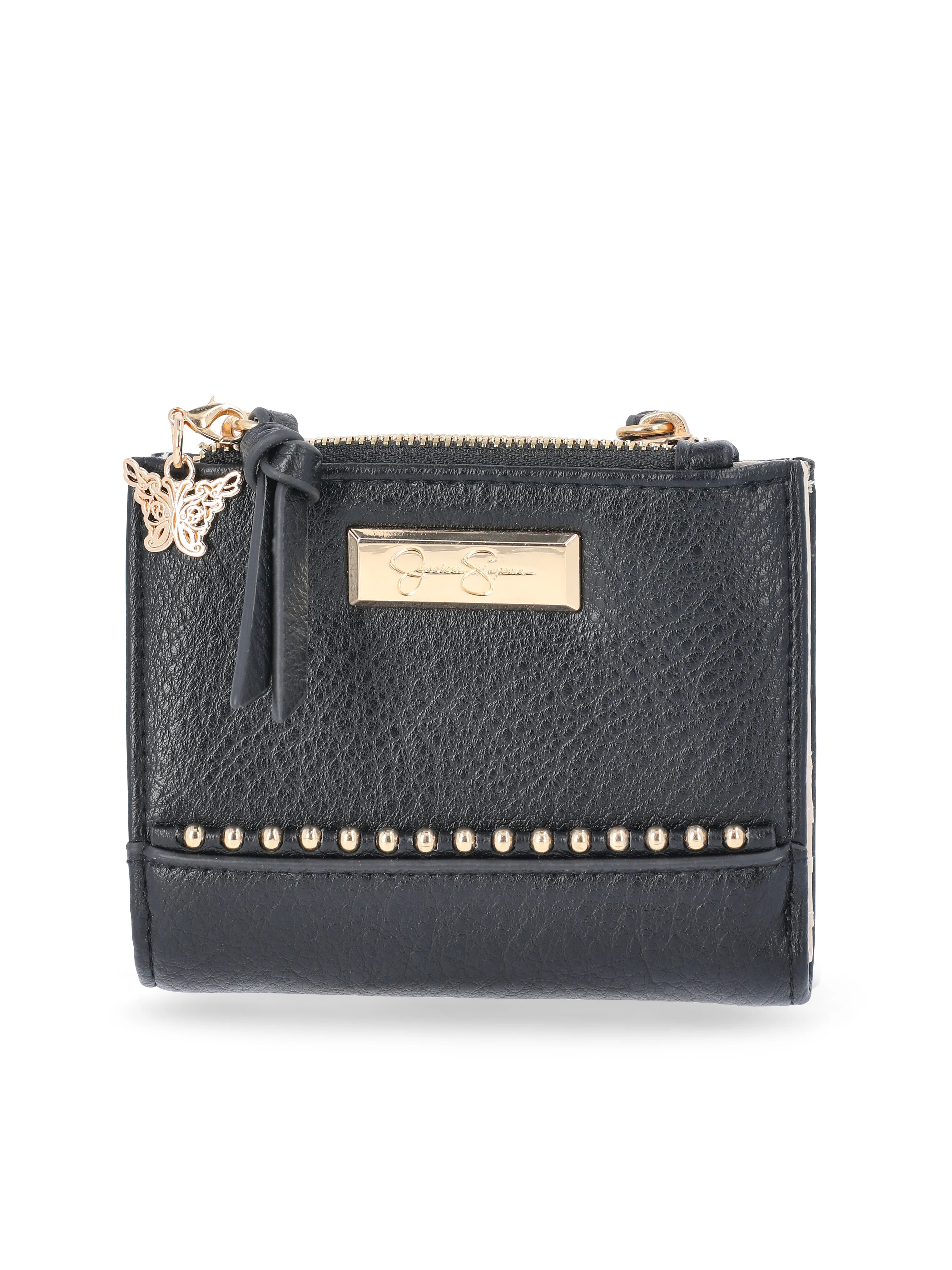 Jessica Simpson Women's Roxie Mini Bifold Wallet, Meteorite Black | Walmart (US)