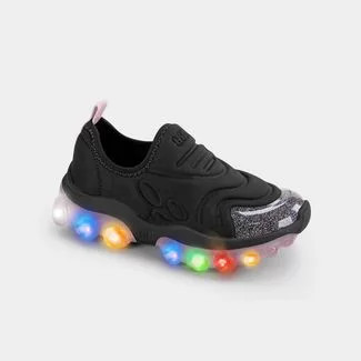 Tênis Infantil de Luz Bibi Roller Celebration 2.0 Preto e Sugar 1217009 22 | Dafiti (BR)