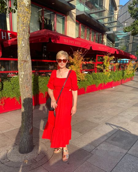 Summer red midi dress 

#LTKfindsunder50 #LTKeurope #LTKstyletip