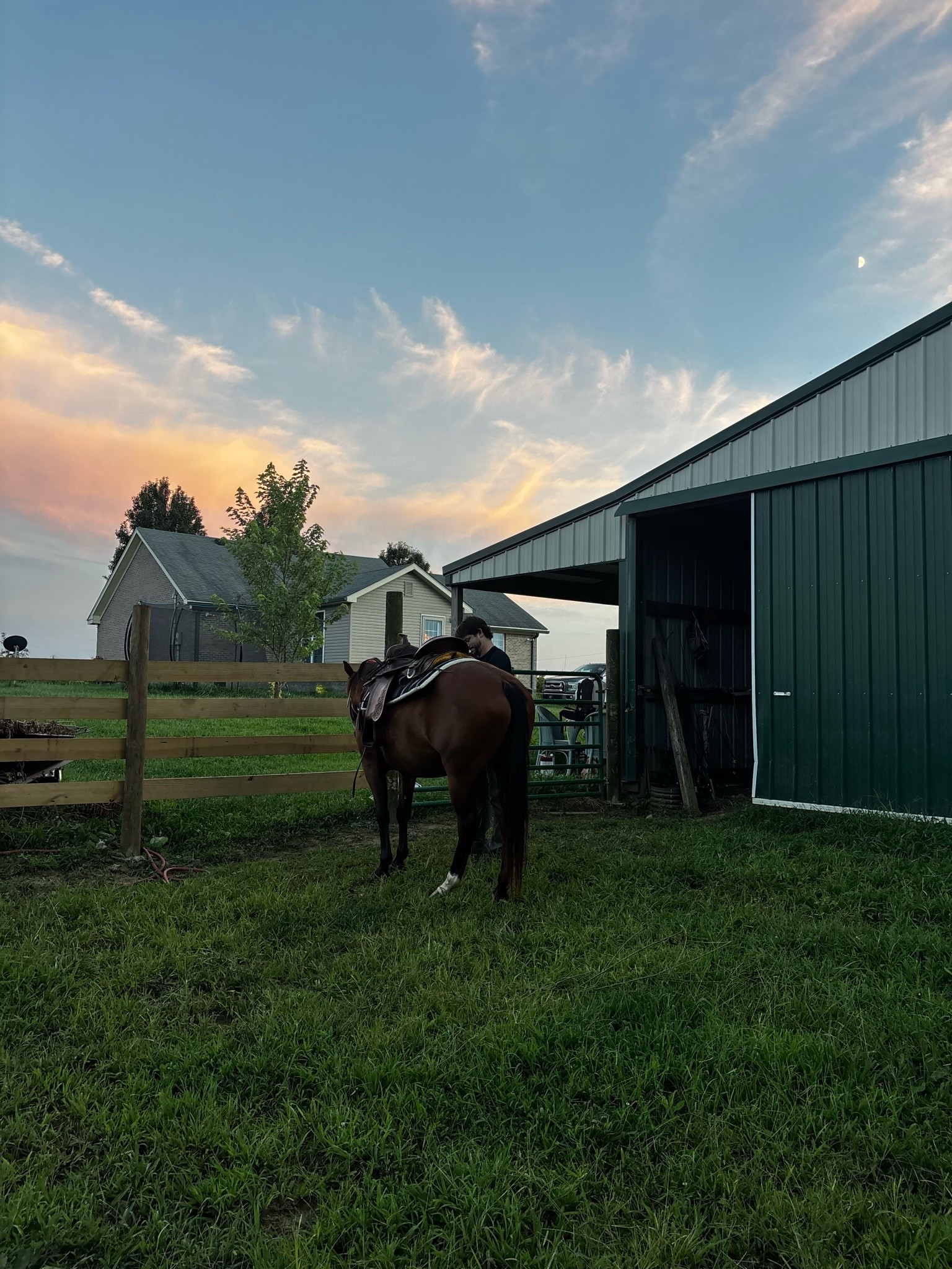 Literally nothing more attractive than an involved dad and husband. This man. Working long hours and then coming home to tack up my horse so I don’t have to???

#LTKdayinmylife #LTKmomlife #LTKstorytime