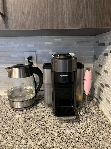 Coffee machine, electric kettle, pink frother

#LTKhome