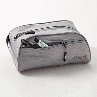 The Container Store® Travel Toiletry Case Heather Grey | The Container Store