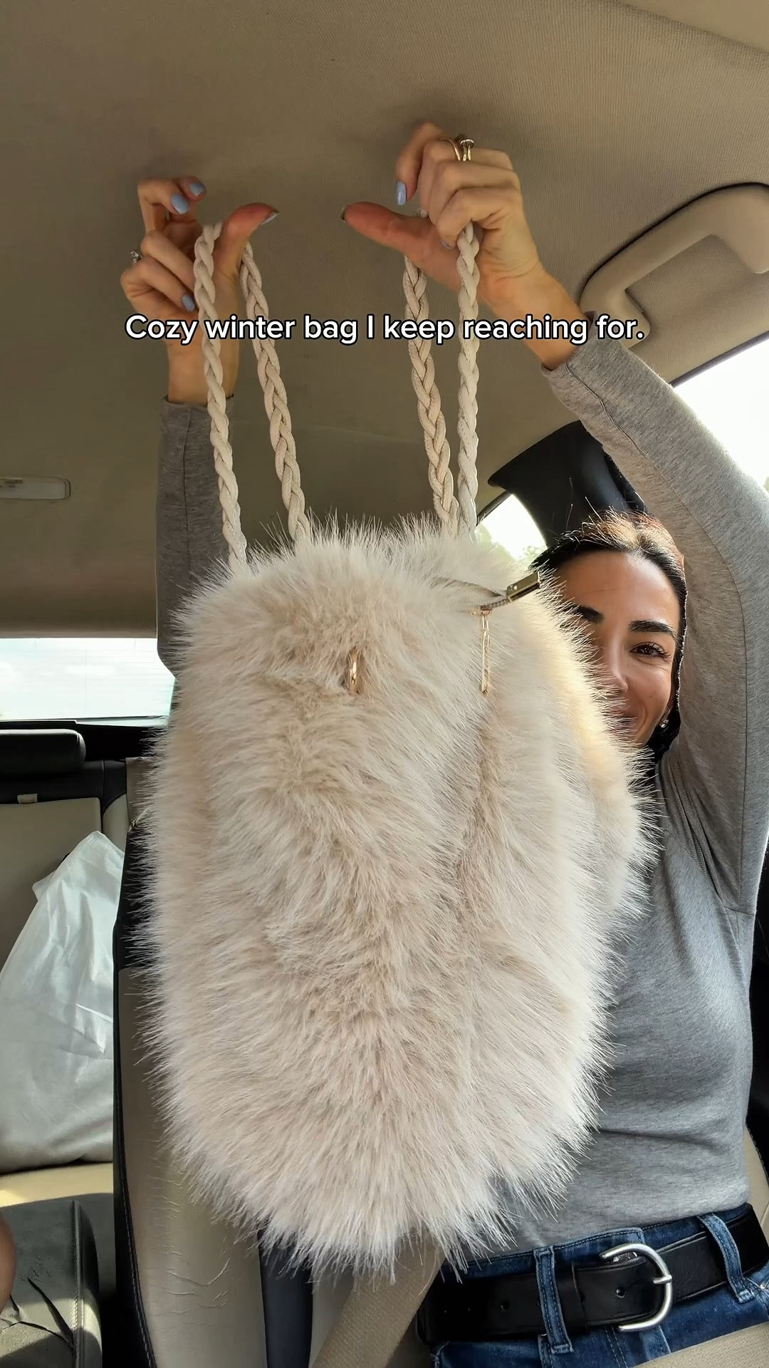 Cozy winter texture but still feels elevated. I love the slouch, the braided handle, and that it fits way more than you’d expect. One of those easy bags I keep grabbing without thinking.

#LTKFindsUnder50