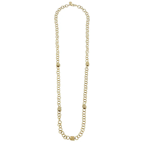 Long Linked Bead Chain Necklace | Susan Shaw