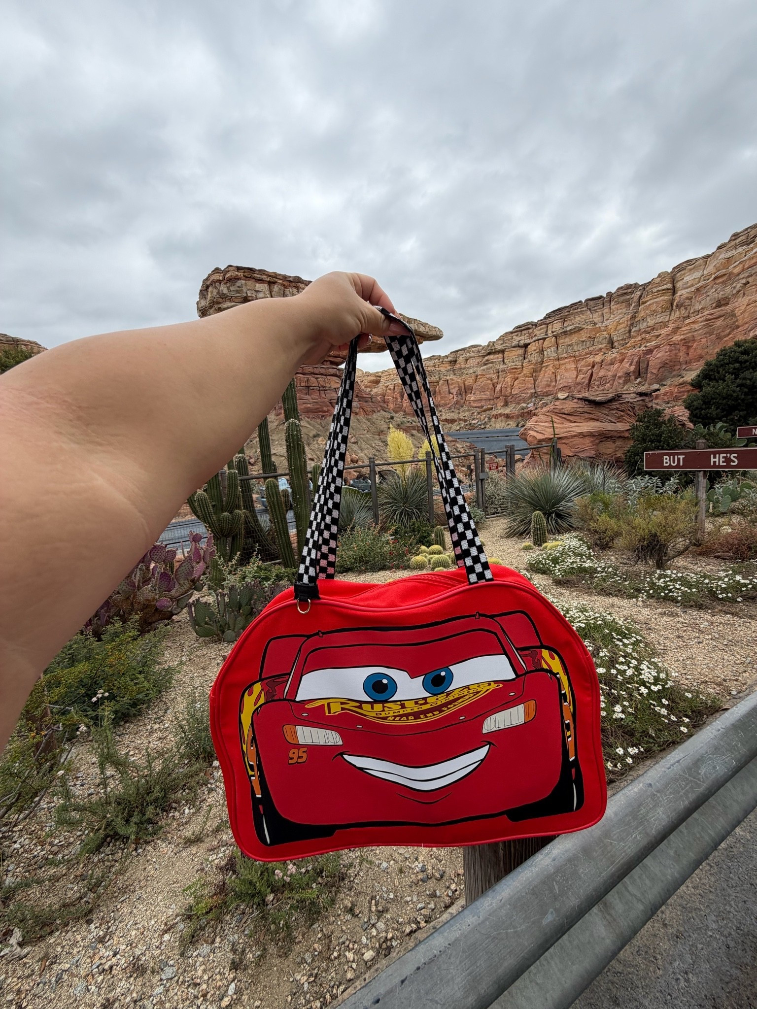 Disney cars tote bag