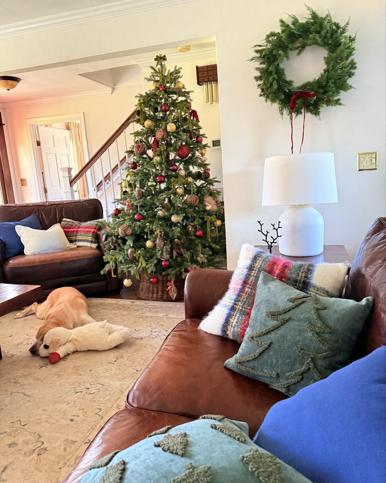 Christmas throw pillow case . Feather down inset . Embroidery tree pillow cover . Green pillow cover . Home decor . Christmas home decor 

#ltk #ltkfinds

#LTKHoliday #LTKSeasonal #LTKHome