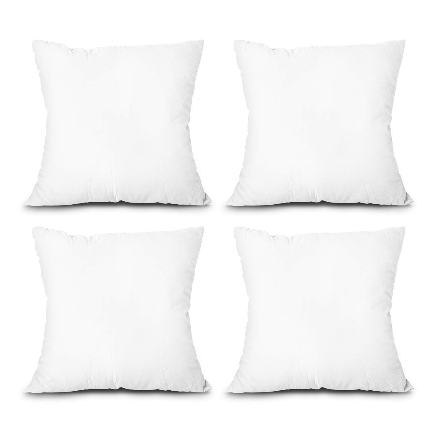 EDOW Throw Pillow Inserts, Set of 4 Lightweight Down Alternative Polyester Pillow, Couch Cushion,... | Amazon (US)