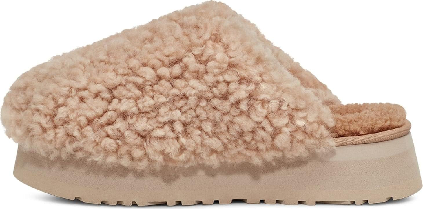 UGG Women's Maxi Curly Platform Slipper | Amazon (US)