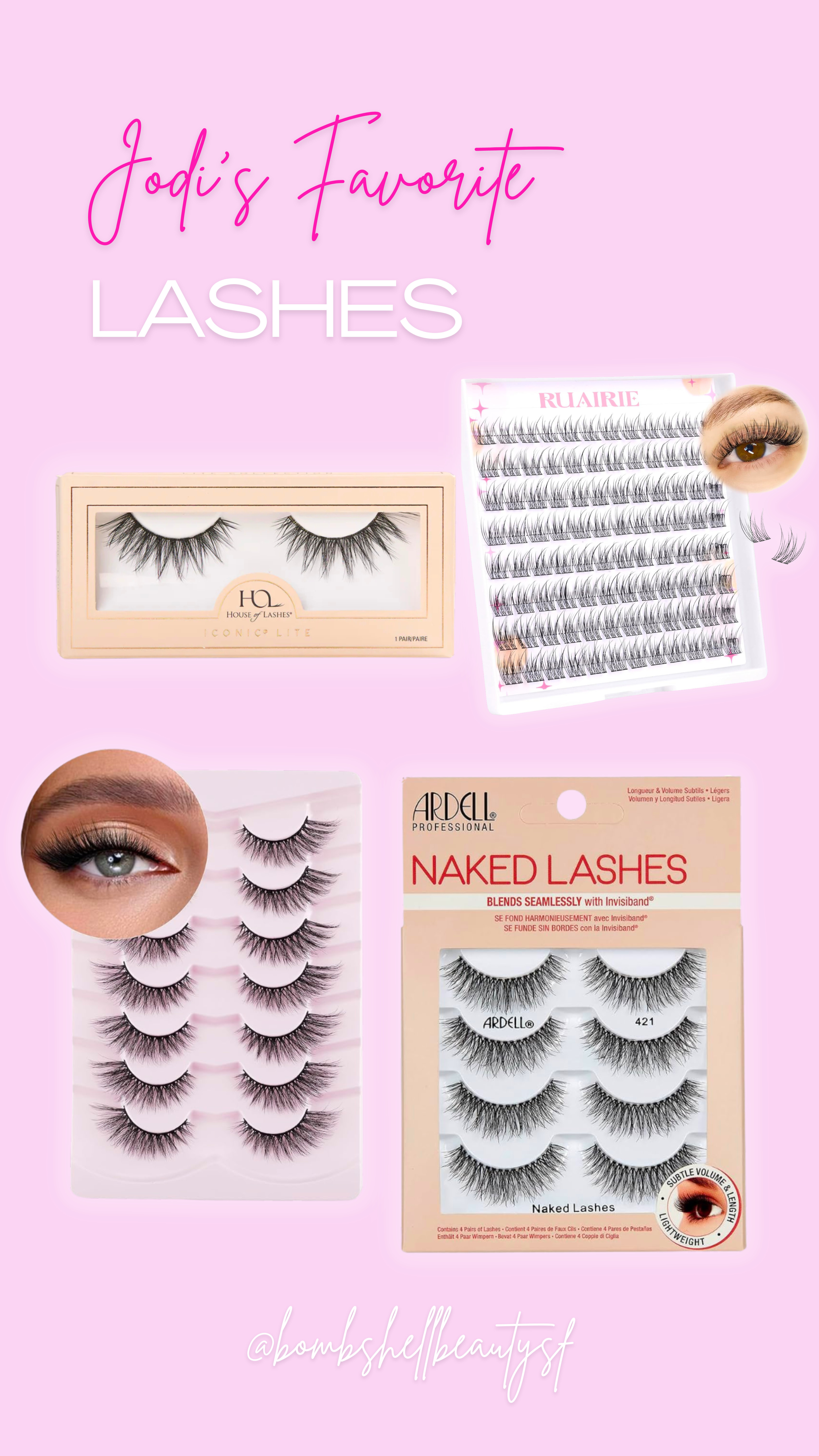 Favorite lash styles. 💋 

 #LTKCyberWeek #LTKGiftGuide #LTKBeauty