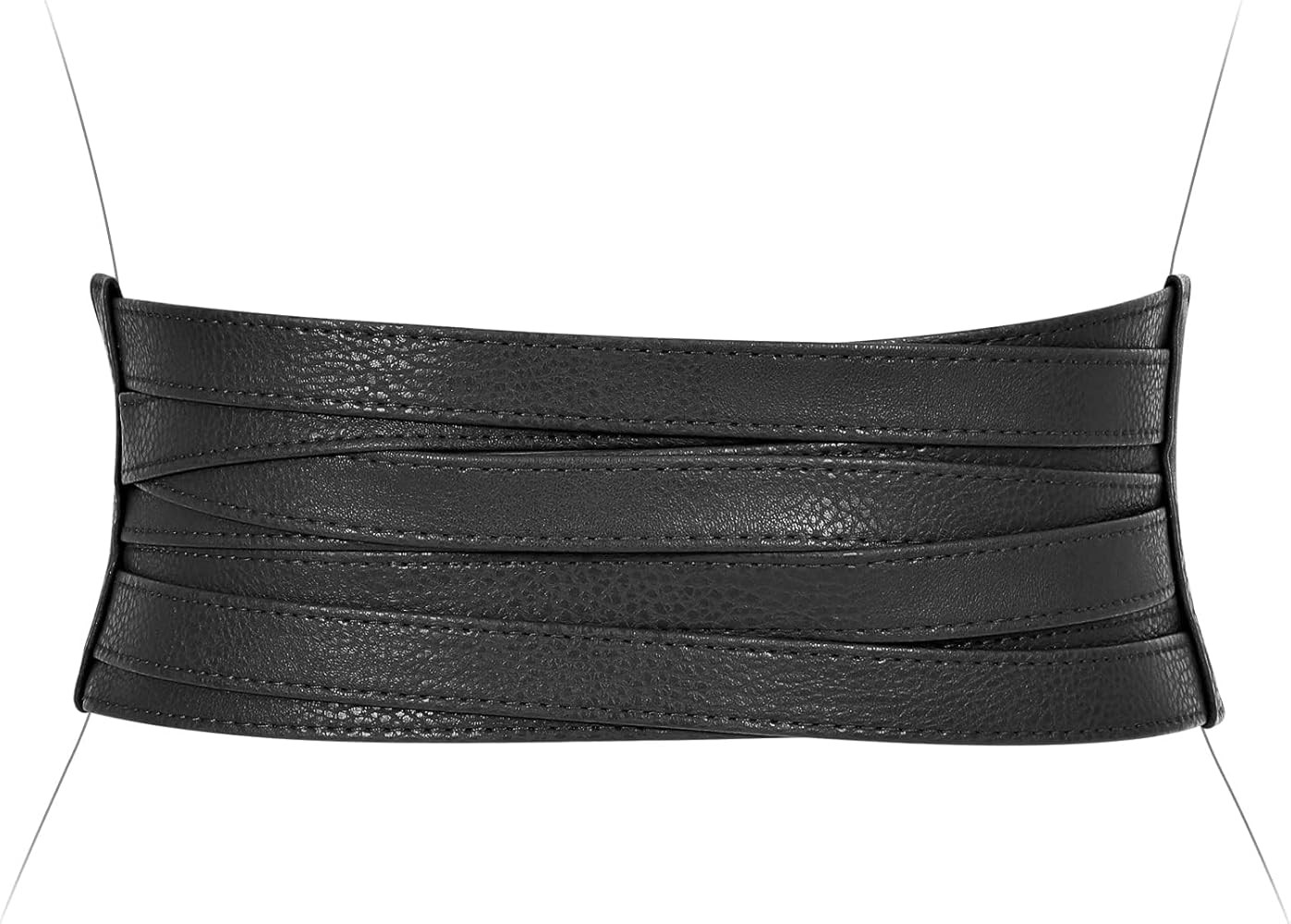 XZQTIVE Wide Elastic Belts for Women Dresses Black Waist Corset Belt for Women Fashion Wide Stret... | Amazon (US)