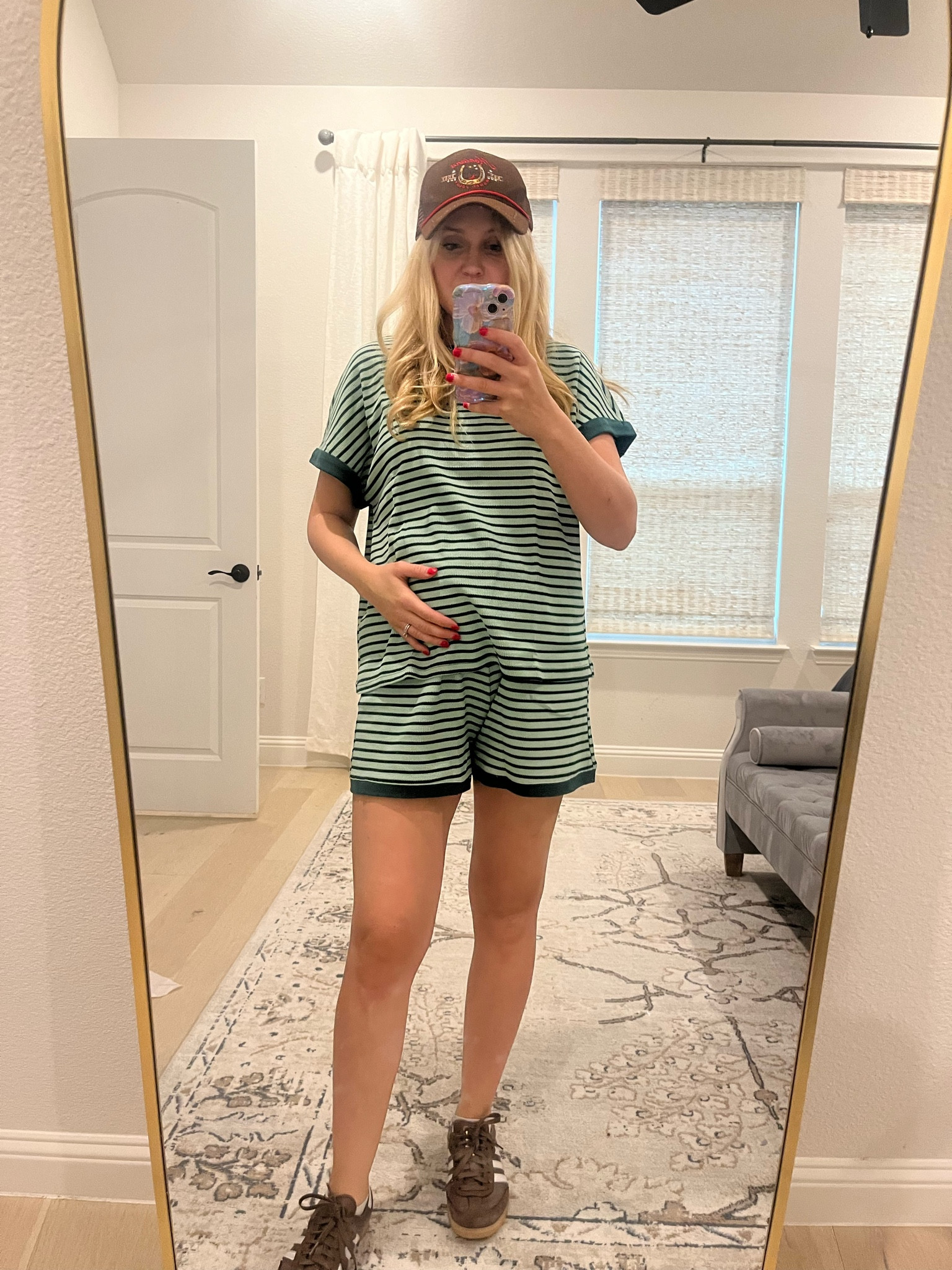 I live in sets these days! I love how easy & comfy they are, yet they still make you look put together! This one is bump friendly too. I plan on wearing it all pregnancy and post partum! It comes in so many colors. I’m wearing a size medium. 

#LTKFindsUnder50 #LTKBump #LTKStyleTip