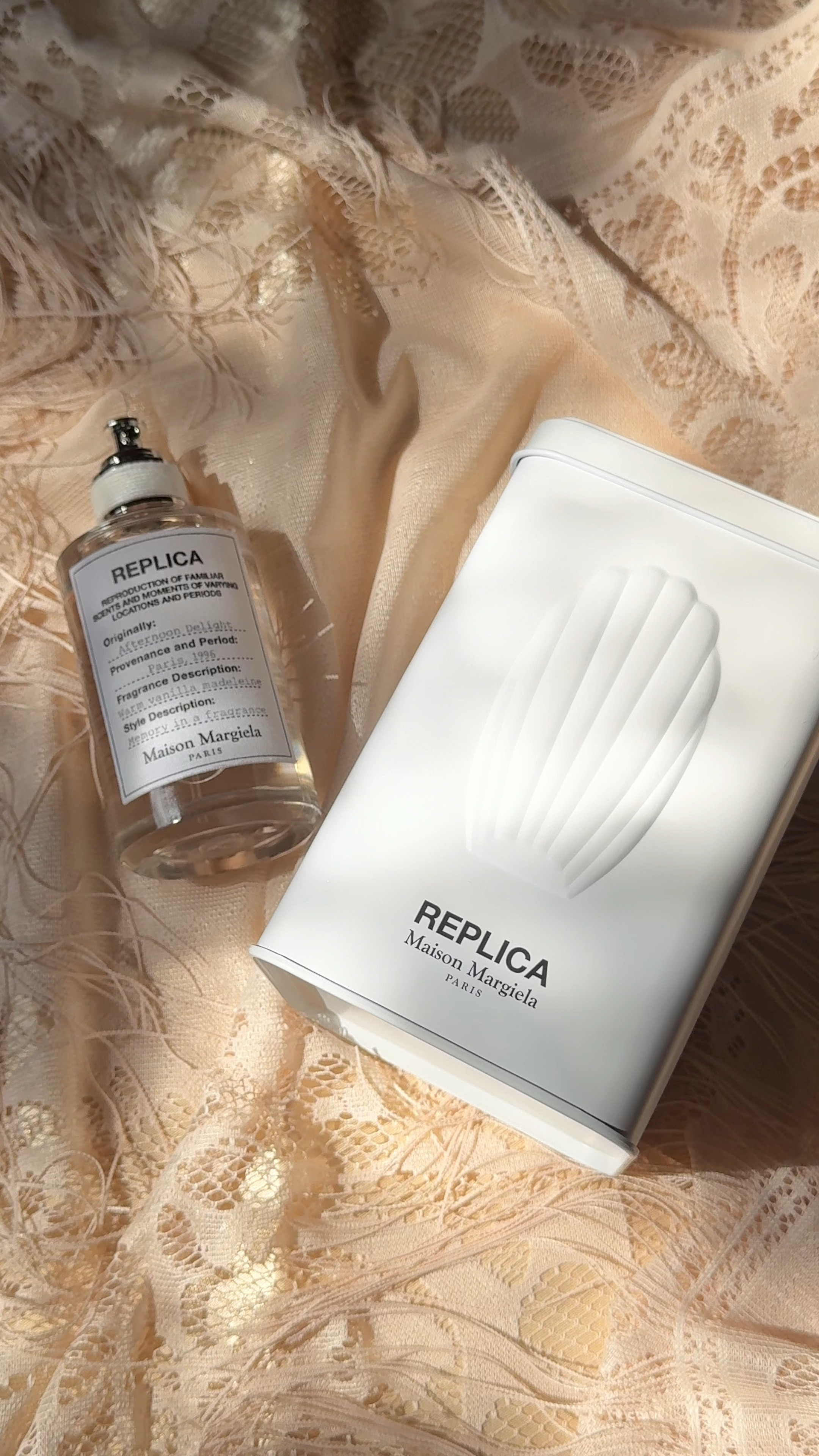 REPLICA Afternoon Delight wraps you in creamy Vanilla & Madeleine Accord, enhanced by the warmth of Sandalwood & Musk. This fragrance transports you to a sunlit afternoon filled with the scent of freshly baked madeleines and cozy warmth. Ideal for adding a touch of elegance and comfort to quiet moments or special occasions, let Afternoon Delight be your companion in creating serene, indulgent experiences.

#LTKBeauty #LTKSeasonal