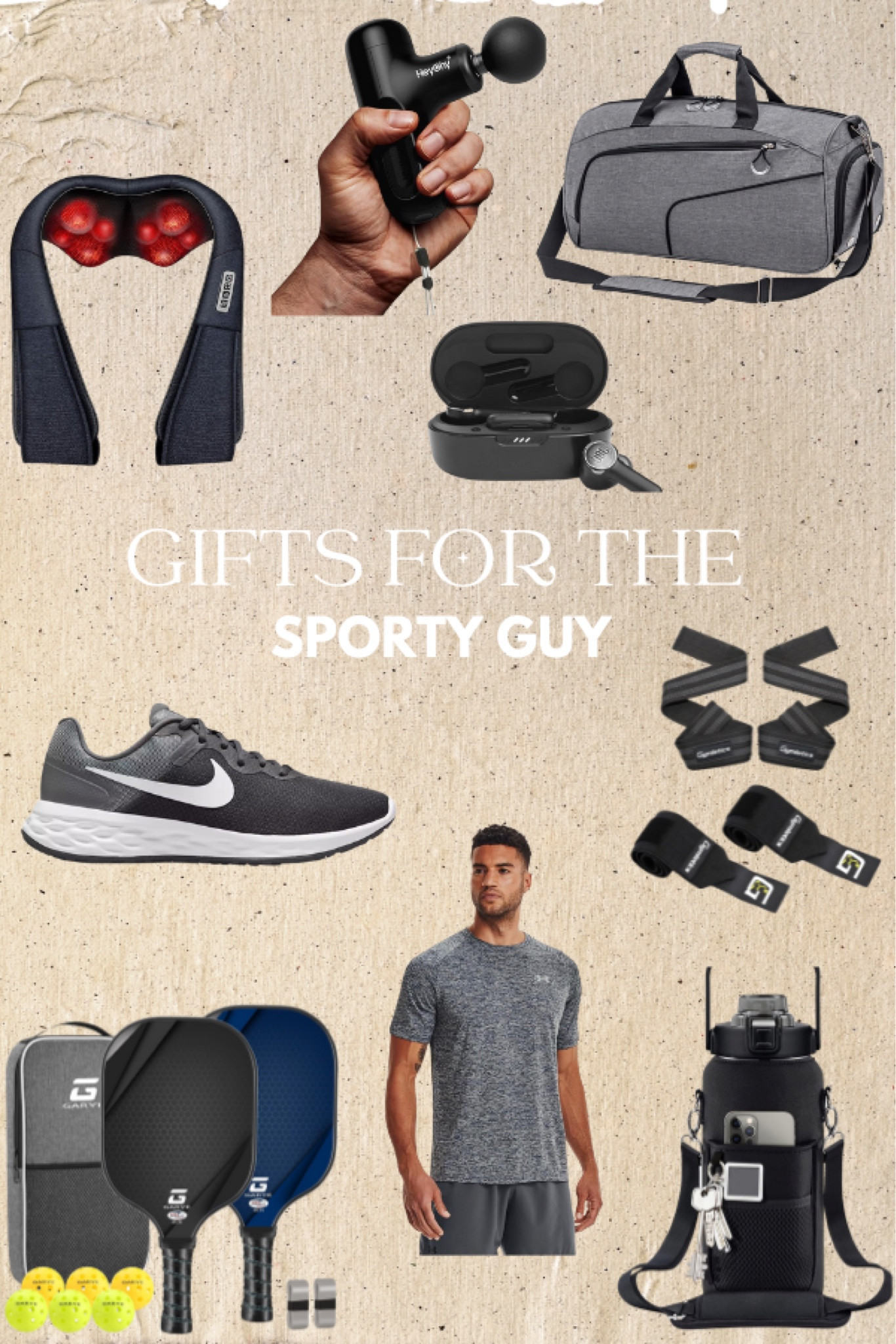 Gift ideas for the sporty guy! 

Christmas gift ideas, Christmas gift ideas for men, gift guides, gift guides for men, men’s gifts, gifts for husbands, presents for boyfriend, gifts for dad, Christmas gift for dad, Christmas gift for brother, holiday gifts 