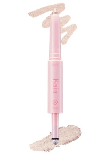 Kaja Eyeshadow - Wink Dazzle 01 Ice Illusion (Shimmer) | Glitter, Smudge Proof, Creamy Formula, Vegan, Cruelty-Free, Creamy, Blendable, High Pigmentation Shimmer Stick, Long Lasting, Waterproof | Amazon (US)
