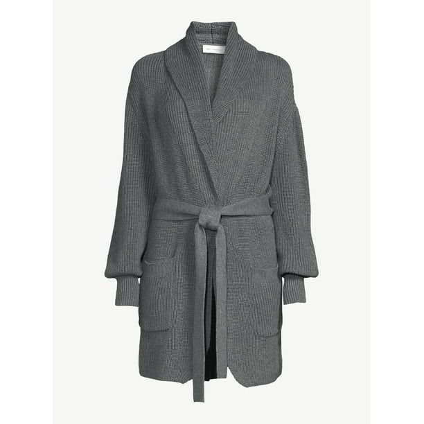 Free Assembly Women's Long Cardigan Sweater, Heavyweight - Walmart.com | Walmart (US)