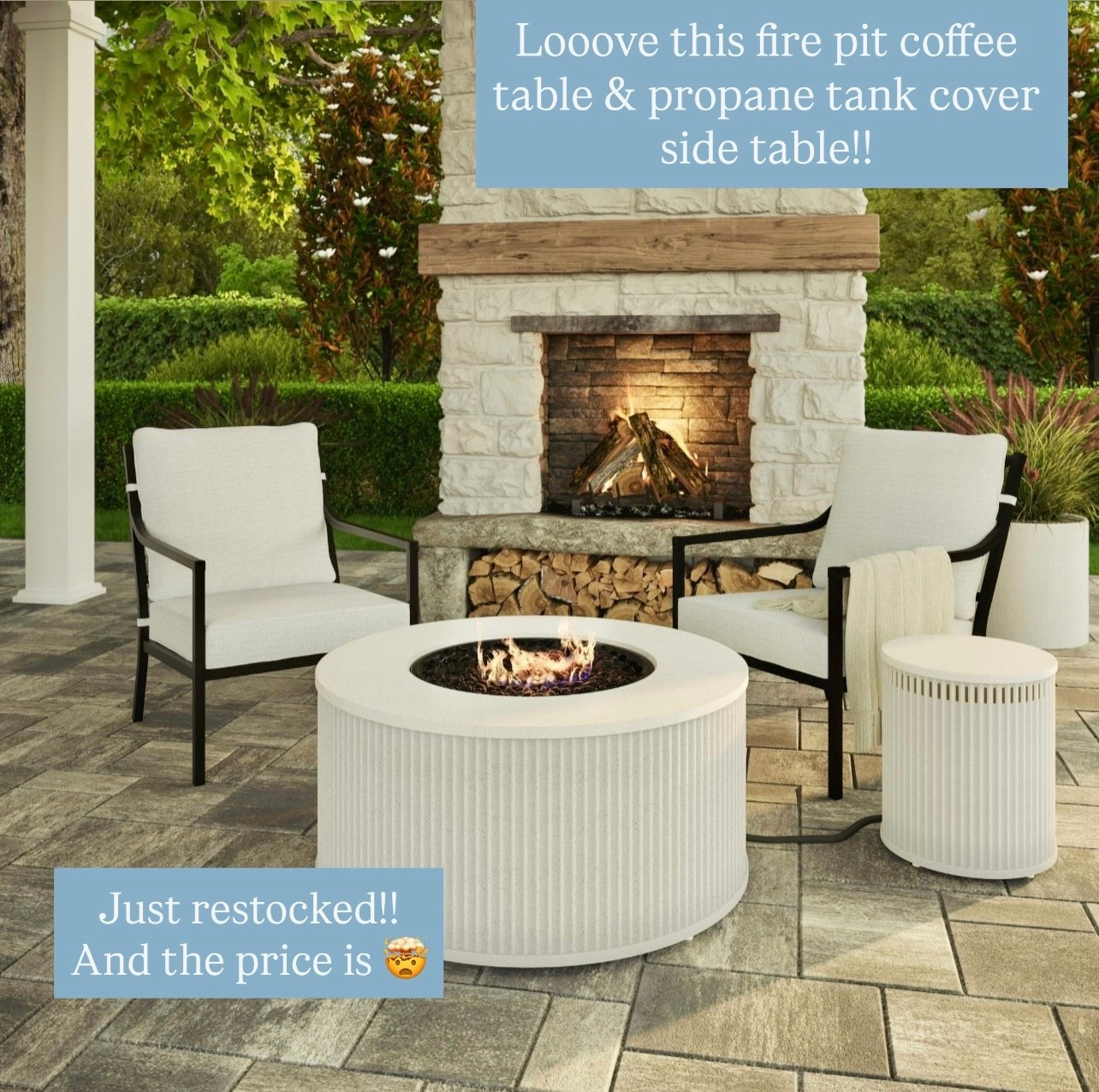 This fire pit is actually converts to a coffee table, making it perfect for a smaller patio space!! Plus you can’t best the price!! Highly rated and selling fast!! 🔥 

#LTKHome #LTKSaleAlert