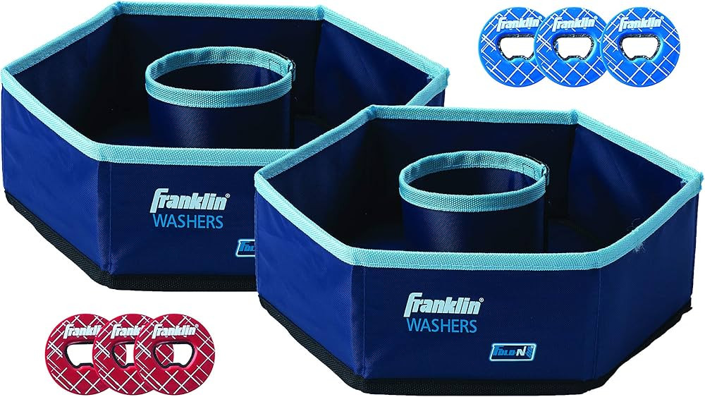 Franklin Sports Washer Set - (2) 12" x 12" Folding Targets - Portable Fun - Perfect for Beach, Ta... | Amazon (US)
