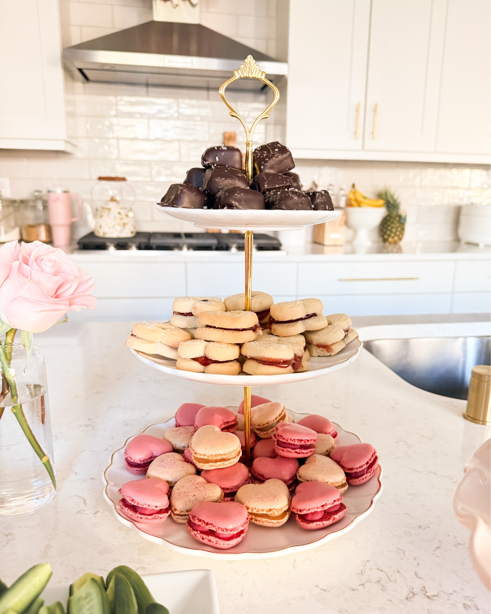 3 TIERED CERAMIC SERVING TRAY! 
It's slightly on the smaller size so it's easier to fill! Comes in lots of other colors! Valentine’s day set up

#LTKParties 

#LTKfoodie #LTKSeasonal #LTKHome