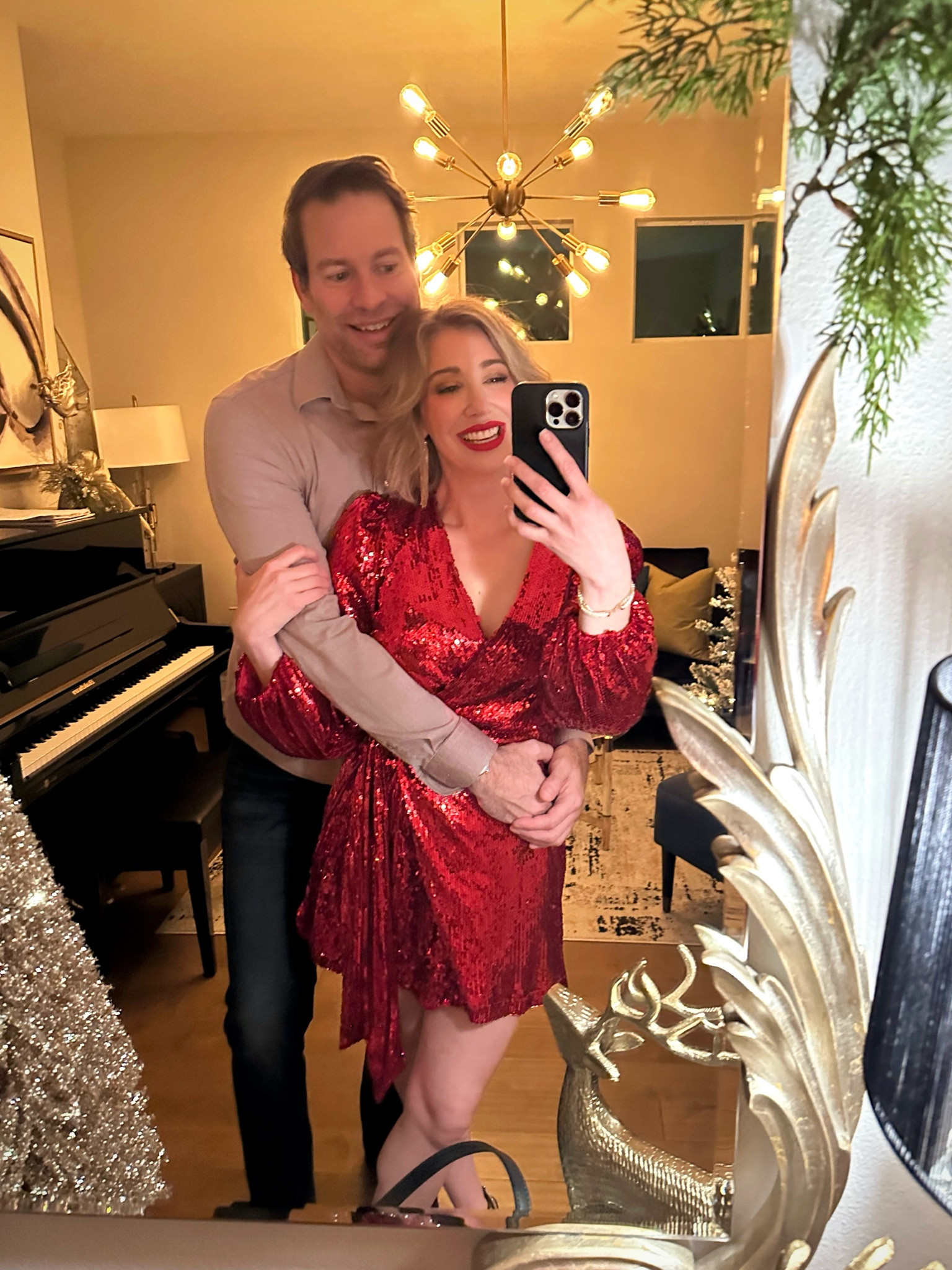 This wrap dress is very flattering! Wearing a mediumm

#LTKParties #LTKSeasonal #LTKHoliday