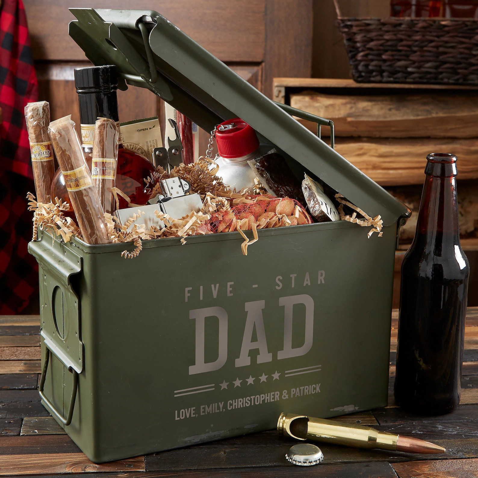Five Star Dad Personalized Ammo Box Father's Day Gifts - Etsy | Etsy (US)