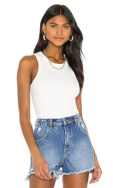 ROLLA'S X Sofia Richie Miller Rib Tank in White from Revolve.com | Revolve Clothing (Global)