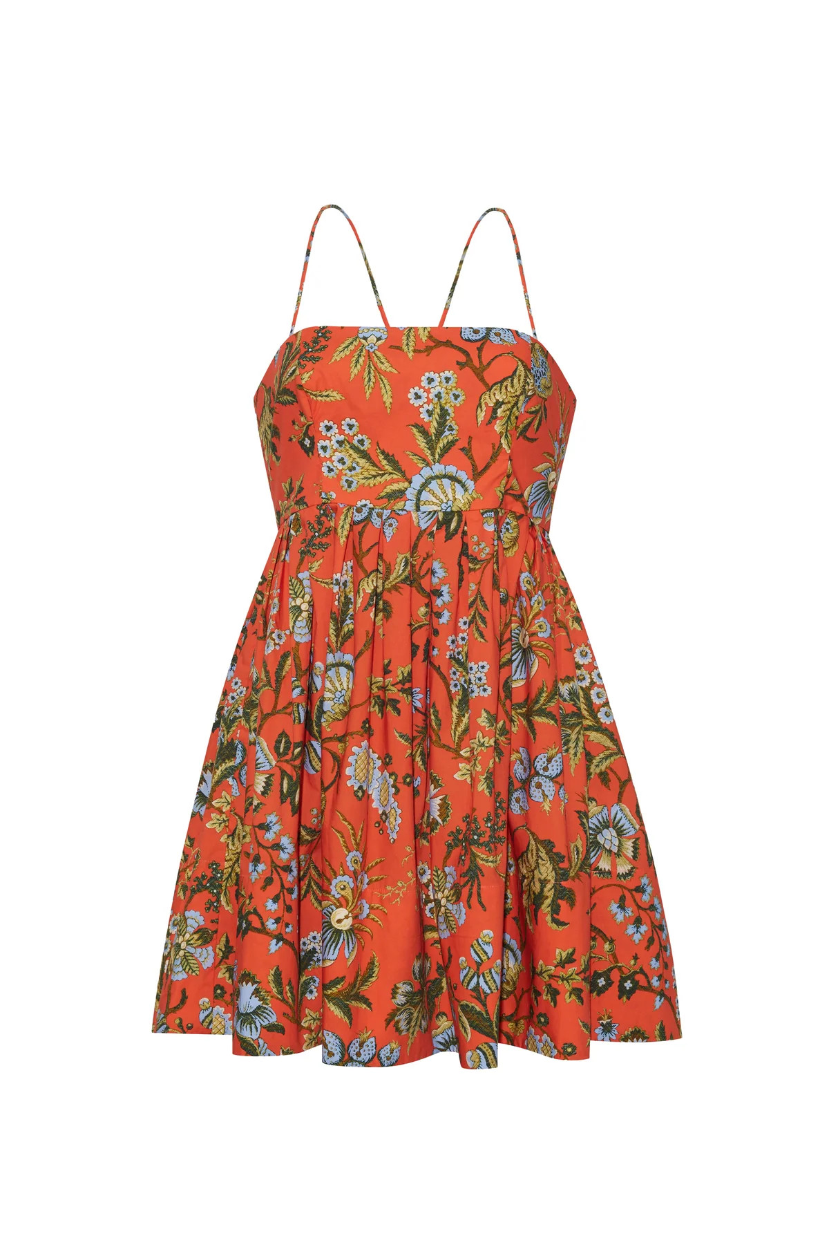 Leo Mini Dress in Clover Orange | Over The Moon
